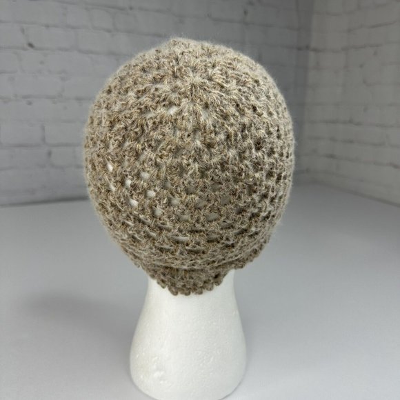 Handmade New Copper Juliet Hobbii Metallico Fine Wool‎ Knit Beanie - Adult S/M - Picture 4 of 10